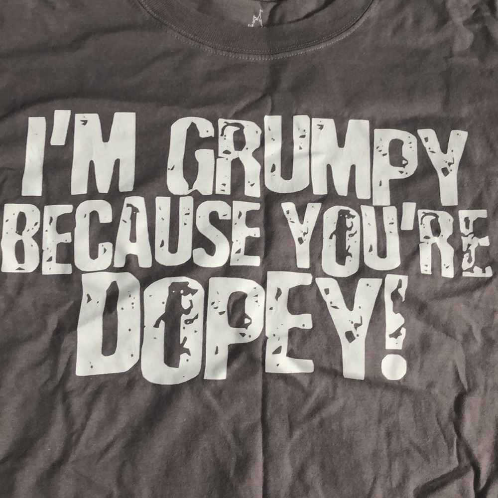 Disney Grumpy tee size L - Picture 2 of 5